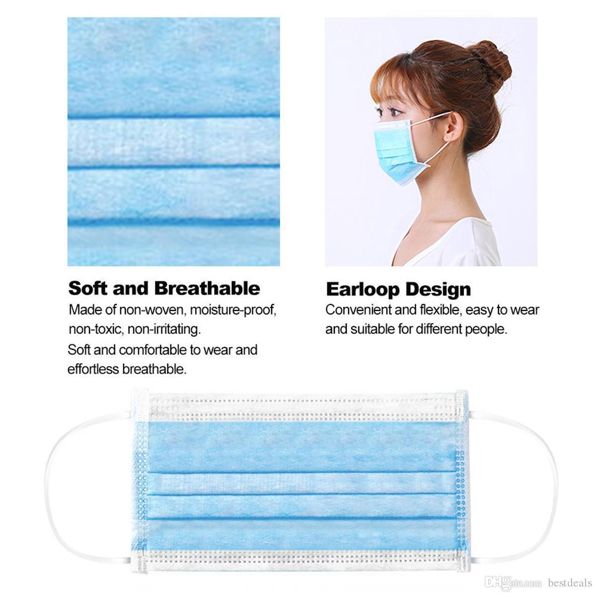 Disposable Face Masks Direct Factory Sale 3-ply Non Woven Breathable Mouth Mask Black Pink White Blue Colors With Elastic Ear Loop For Adults 2021
Disposable Face Masks Direct Factory Sale 3-ply Non Woven Breathable Mouth Mask Black Pink White Blue Colors With Elastic Ear Loop For Adults 2021