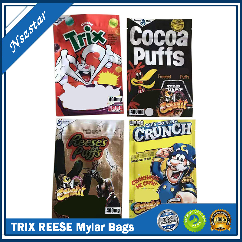 Mylar Bags General Miles Storage Pouch Empty Edibles Package Trix Cocoa Puffs Reese Grunch Stash Baggies Zipper Retail Packaging
Mylar Bags General Miles Storage Pouch Empty Edibles Package Trix Cocoa Puffs Reese Grunch Stash Baggies Zipper Retail Packaging