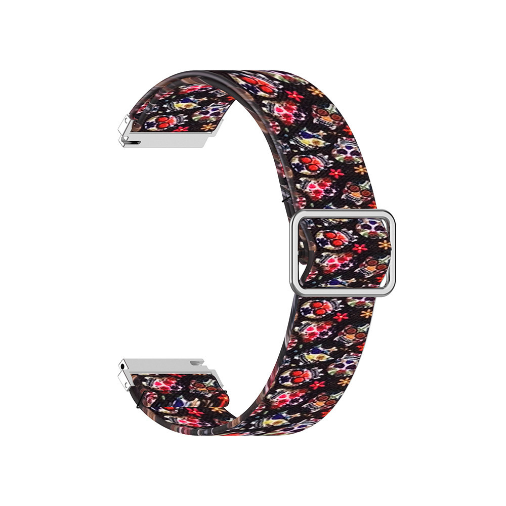 20mm 22mm Watch Strap Nylon Elastic Band For Amazfit GTS 2 Bip S U Lite Bracelet GTR 42mm 47mm Solo Loop Gear S3 free shipping