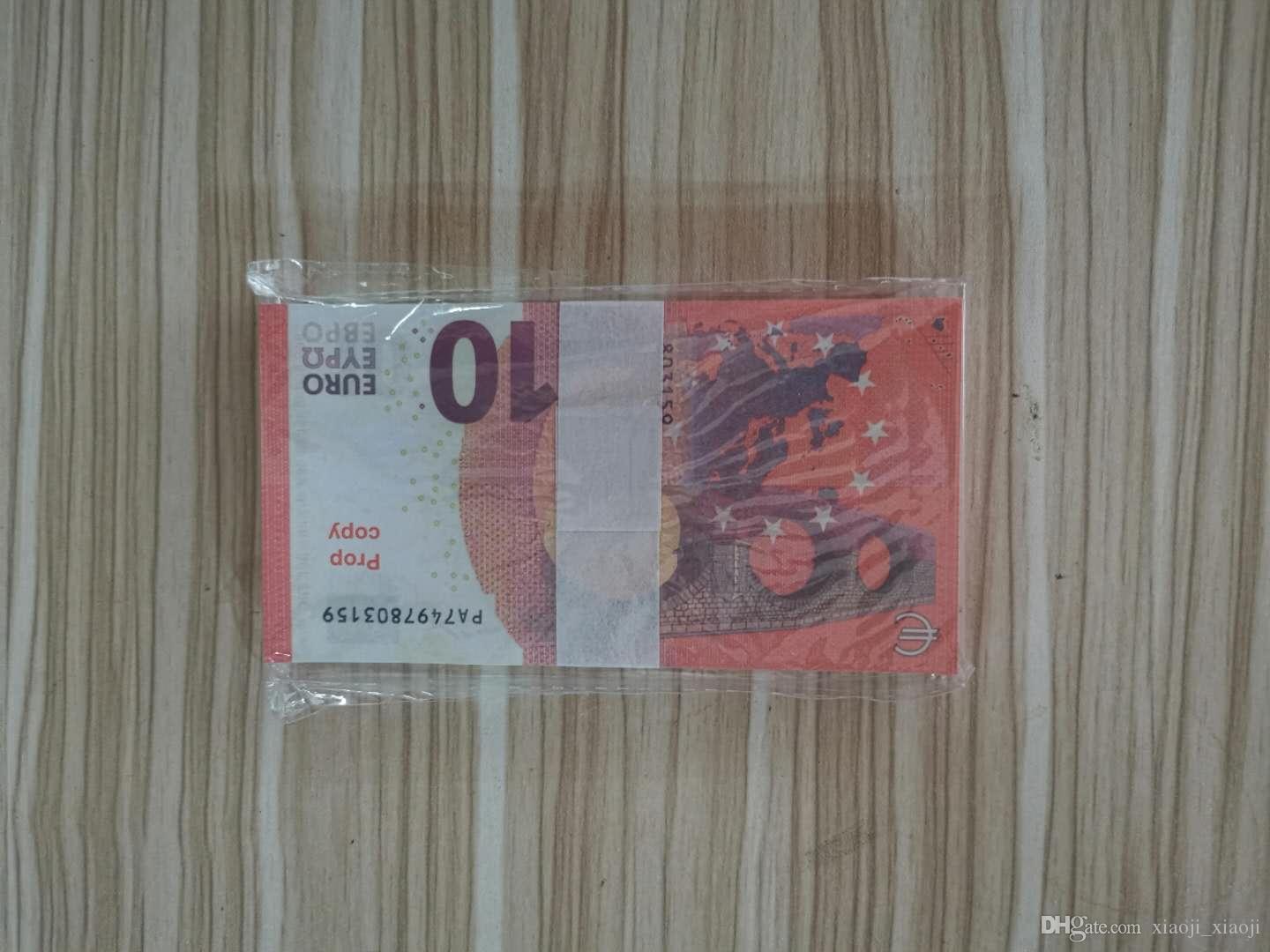 Prop euro Money Banknote Fake 10 euro Money Normal Size Dollar Banknote Children's Creative Gift Movie Money 99
Prop euro Money Banknote Fake 10 euro Money Normal Size Dollar Banknote Children's Creative Gift Movie Money 99