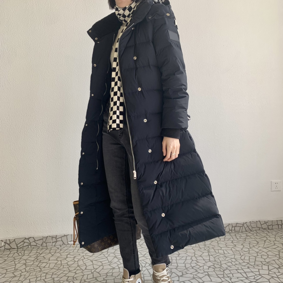 Women Down jackets Canada North Winter Hooded Coat Classic Extra Long Over The Knee Jacket British Style Woman Clothing Coat With Belt, Black
Women Down jackets Canada North Winter Hooded Coat Classic Extra Long Over The Knee Jacket British Style Woman Clothing Coat With Belt, Black