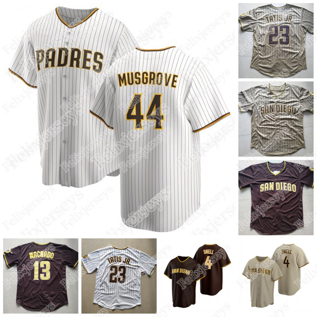 44 Joe Musgrove 4 Blake Snell Jersey 23 Fernando Tatis Jr. Manny Machado Chris Paddack Tommy Pham Eric Hosmer Wil Myers Jersey, Blue;black
44 Joe Musgrove 4 Blake Snell Jersey 23 Fernando Tatis Jr. Manny Machado Chris Paddack Tommy Pham Eric Hosmer Wil Myers Jersey, Blue;black