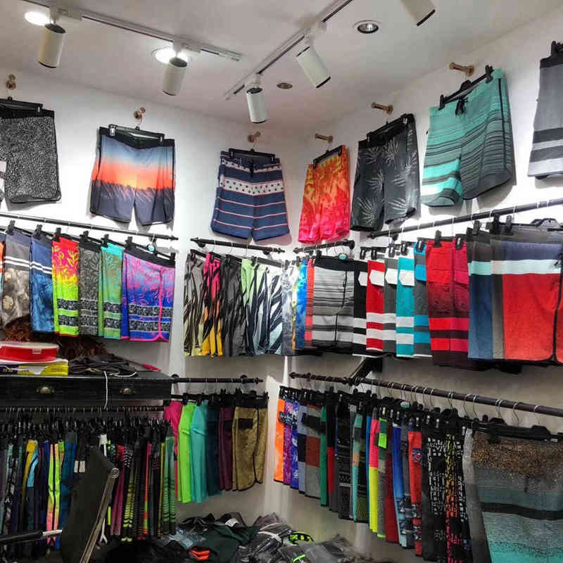 NEW 4Way Stretch Board Shorts Men's Bermuda Shorts Quick Dry Waterproof Boardshorts Male Beachshorts Casual Shorts Multi-Models H1210