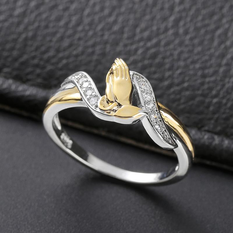 Luxury Male Female Double Hand Ring Charm Gold Silver Color Engagement Punk White Zircon Stone Wedding Rings For Women Men
Luxury Male Female Double Hand Ring Charm Gold Silver Color Engagement Punk White Zircon Stone Wedding Rings For Women Men