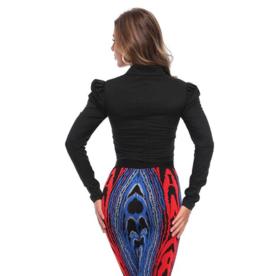 Free Chic Hollow Shirt Summer Women's Lapel Long Sleeve White Sexy Slim Crop Top Fashion Club 210524