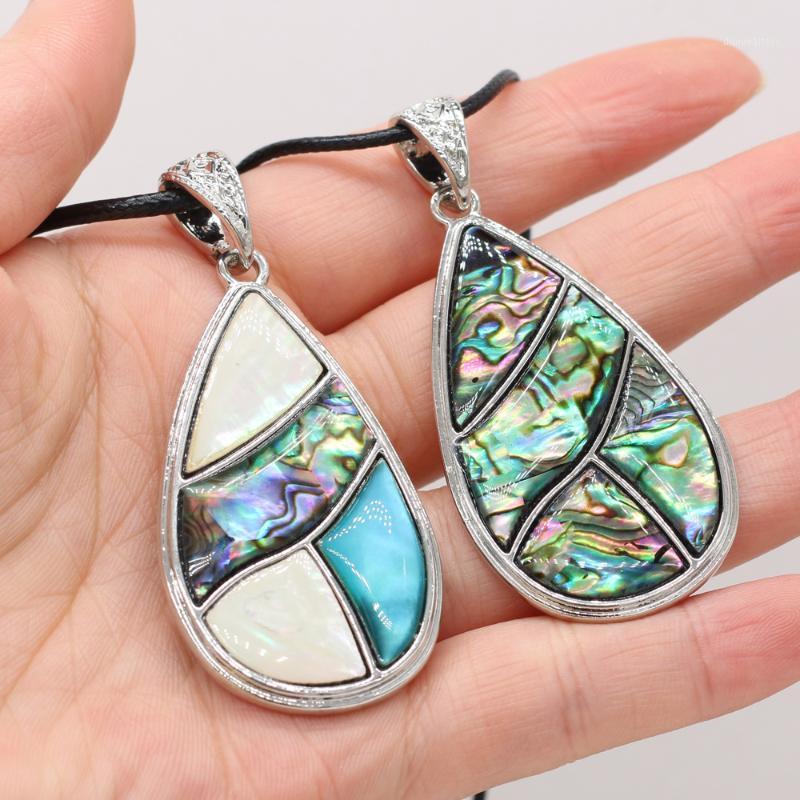 Style Natural Shell Necklace Drop-Shaped Brooch Pendant Leather Cord 2MM Charms For Elegant Women Love Romantic Gift Chains
Style Natural Shell Necklace Drop-Shaped Brooch Pendant Leather Cord 2MM Charms For Elegant Women Love Romantic Gift Chains