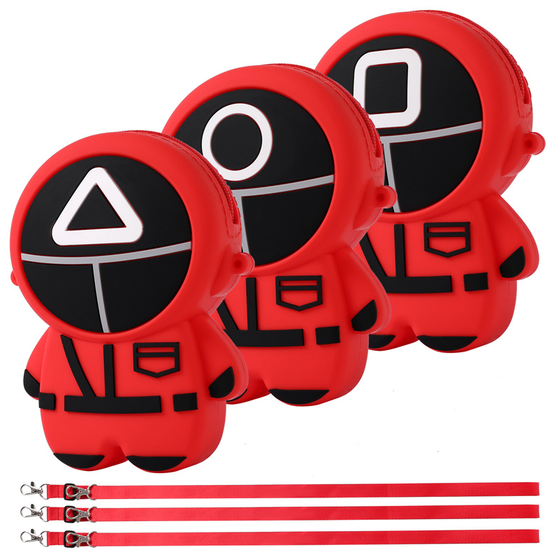 5*3.4 inch Squid Game Toys Silicone Push Bubble Coin Purse Stationery Handbag Candy Bag Decompression Fidget Toy Christmas Gift X1013E
5*3.4 inch Squid Game Toys Silicone Push Bubble Coin Purse Stationery Handbag Candy Bag Decompression Fidget Toy Christmas Gift X1013E