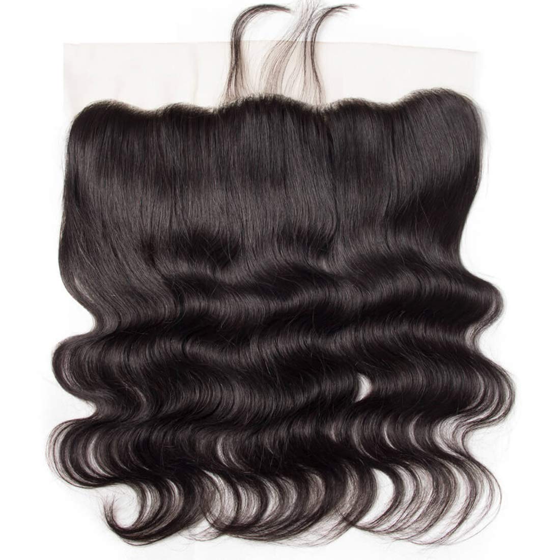 Brazilian Body Wave Human Virgin Hair Weaves with 13x4 Lace Frontal Full Head Natural Color