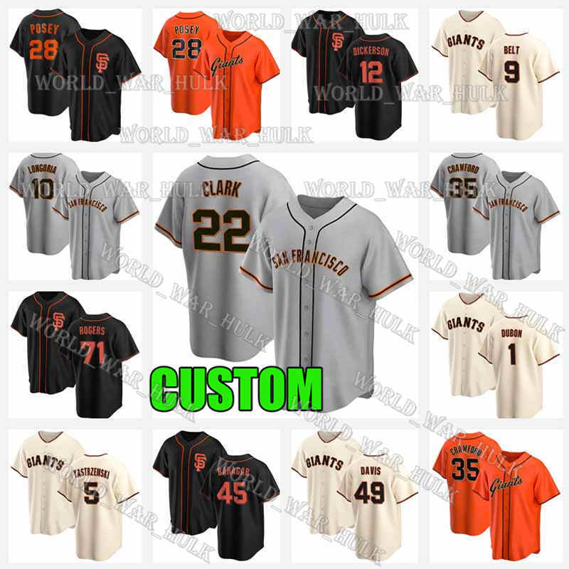 22 Will Clark Jersey Giants 28 Buster Posey 35 Brandon Crawford 12 Alex Dickerson 5 Mike Yastrzemski Baragar 9 Belt San Baseball Francisco, Blue;black
22 Will Clark Jersey Giants 28 Buster Posey 35 Brandon Crawford 12 Alex Dickerson 5 Mike Yastrzemski Baragar 9 Belt San Baseball Francisco, Blue;black