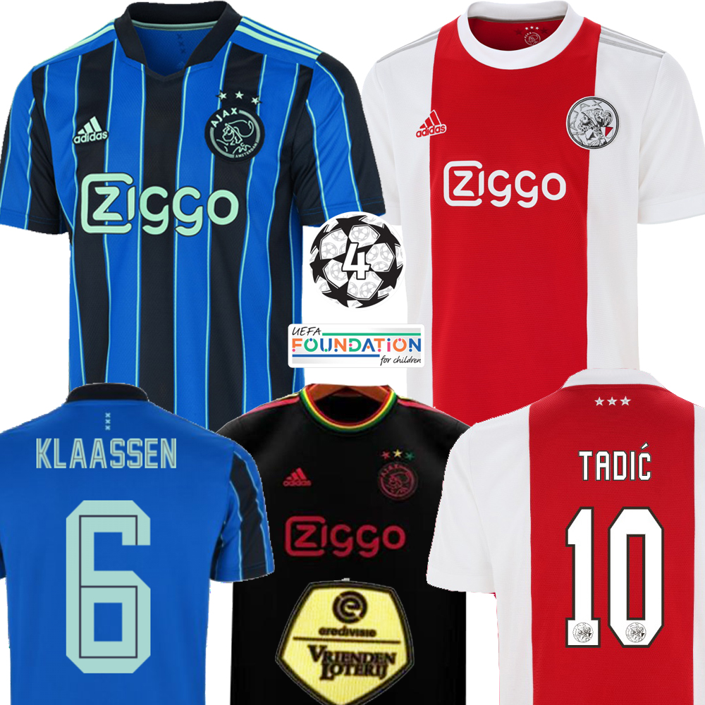 AJAX Amsterdam Soccer Jerseys KLAASSEN HALLER 21 22 TADIC PROMES CRUYFF KUDUS ANTONY BLIND PROMES TADIC NERES CRUYFF football shirts Men Kids kit camisetas, Away
AJAX Amsterdam Soccer Jerseys KLAASSEN HALLER 21 22 TADIC PROMES CRUYFF KUDUS ANTONY BLIND PROMES TADIC NERES CRUYFF football shirts Men Kids kit camisetas, Away