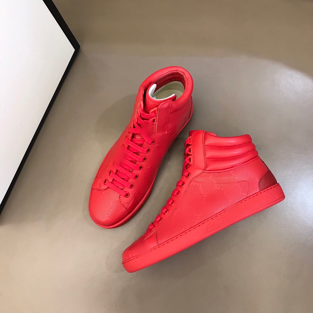 2021 casual men designer shoes black red white letter printed lace up cool Luxury Mens shoe streetwear fast ship