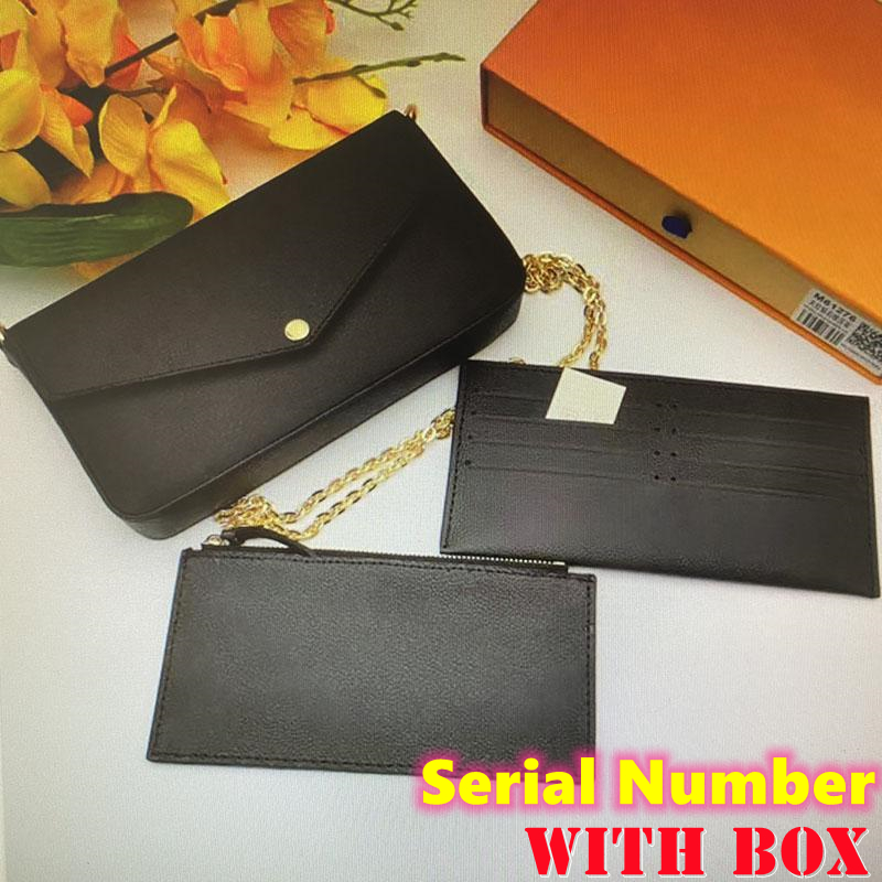 Luxury designer handbag Pochette Felicie Bag Date Code Genuine Leather Handbags Clutch Tote Messenger Shopping Purse with box, Brown flower red inside
Luxury designer handbag Pochette Felicie Bag Date Code Genuine Leather Handbags Clutch Tote Messenger Shopping Purse with box, Brown flower red inside