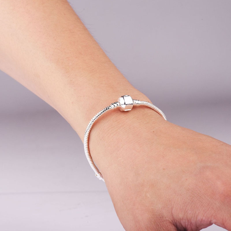 LMNZB With Certificate 100% Original 925 Sterling Silver Snake Chain DIY Charm Bracelet for Women Gift Silver 925 Jewelry 826 Z2
LMNZB With Certificate 100% Original 925 Sterling Silver Snake Chain DIY Charm Bracelet for Women Gift Silver 925 Jewelry 826 Z2