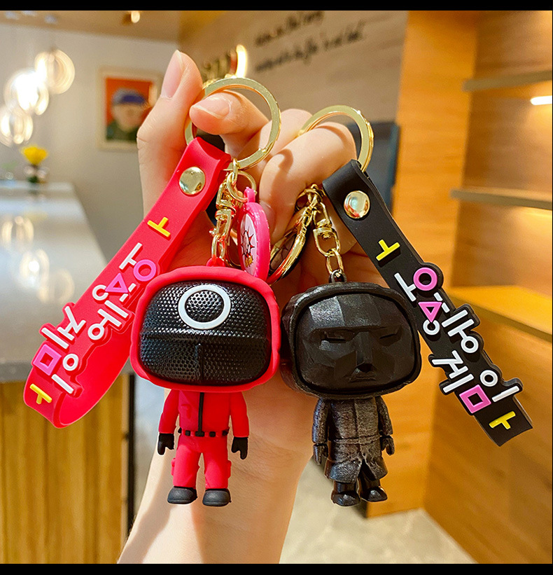 Key Rings Soldier Popular Series Are Still Missing Your Keychain 3d Mini Doll Figurine Keychain Car Backpack Pendant