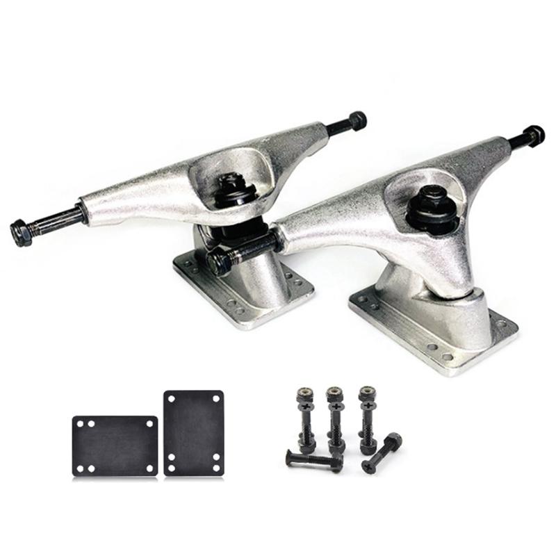 ELOS-6.25Inch Silver Surf Skateboard Truck Skate Longboard Fish Board Long Steering Bracket Skateboarding
ELOS-6.25Inch Silver Surf Skateboard Truck Skate Longboard Fish Board Long Steering Bracket Skateboarding