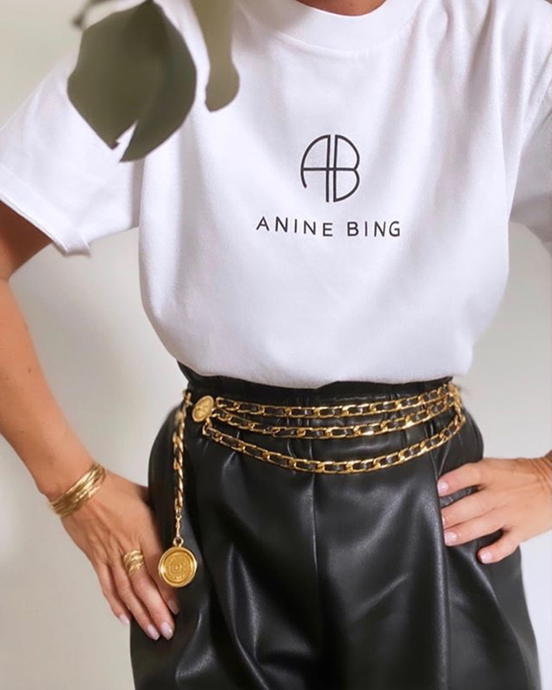 Rowling Vintage White Cotton Graphic Tees Women Casual Short Sleeve Summer Tee Tops Animal Fashion Blogger T-shirt Tops 210406