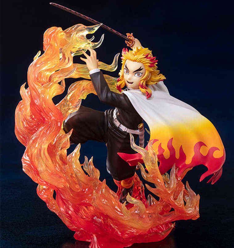18cm Anime Demon Slayer Figure Demon Slayer Breath of Flame Rengoku Kyoujurou PVC Action Figure Collectible Model Toys Kid Gift H1108, No box
18cm Anime Demon Slayer Figure Demon Slayer Breath of Flame Rengoku Kyoujurou PVC Action Figure Collectible Model Toys Kid Gift H1108, No box