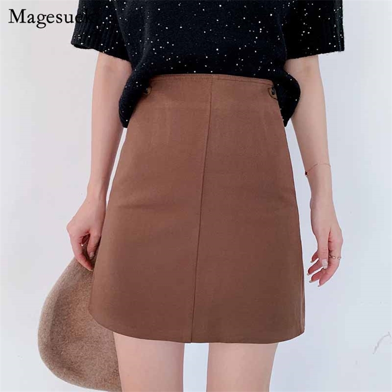 Autumn Fashion Casual Korean Style All-match Mini Skirt High Waist Slim A-line Solid Button Faldas 11282 210518, Blue
Autumn Fashion Casual Korean Style All-match Mini Skirt High Waist Slim A-line Solid Button Faldas 11282 210518, Blue