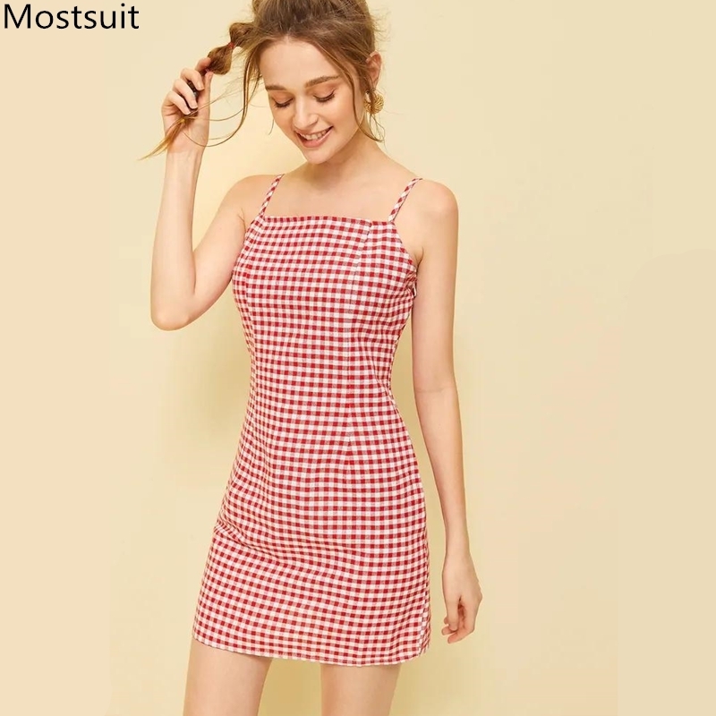 Sexy Party Dress Women Bodycon Plaid Spaghetti Strap es Summer Plus Size Slim Tunic Mini Elegant Vestidos Mujer 210518, Black white
Sexy Party Dress Women Bodycon Plaid Spaghetti Strap es Summer Plus Size Slim Tunic Mini Elegant Vestidos Mujer 210518, Black white