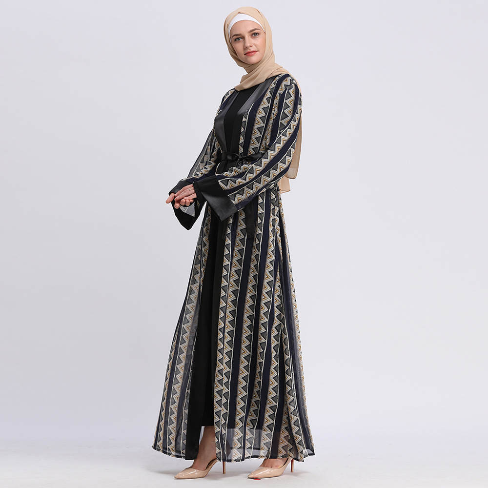 islamic clothing Muslim open Abaya women Vintage Geometry Print kimono Woman musulman kaftan Jubah Tunics Ramadan Eid Adha dress
islamic clothing Muslim open Abaya women Vintage Geometry Print kimono Woman musulman kaftan Jubah Tunics Ramadan Eid Adha dress