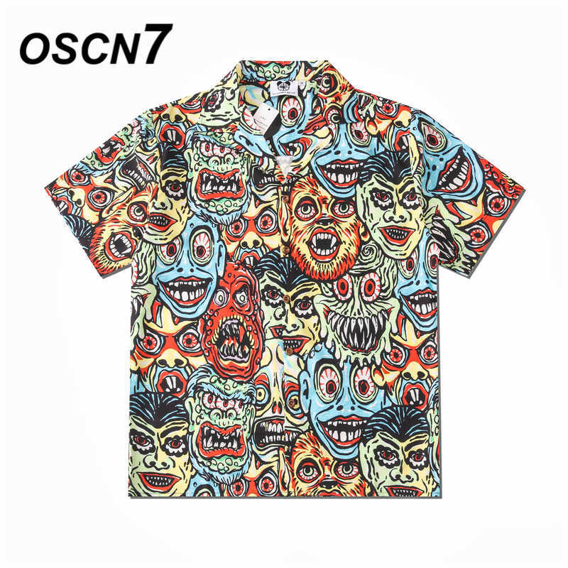 OSCN7 Casual Printed Short Sleeve Shirt Men Street Hawaii Beach Oversize Women Fashion Harujuku Shirts for CS320 210721, Black
OSCN7 Casual Printed Short Sleeve Shirt Men Street Hawaii Beach Oversize Women Fashion Harujuku Shirts for CS320 210721, Black