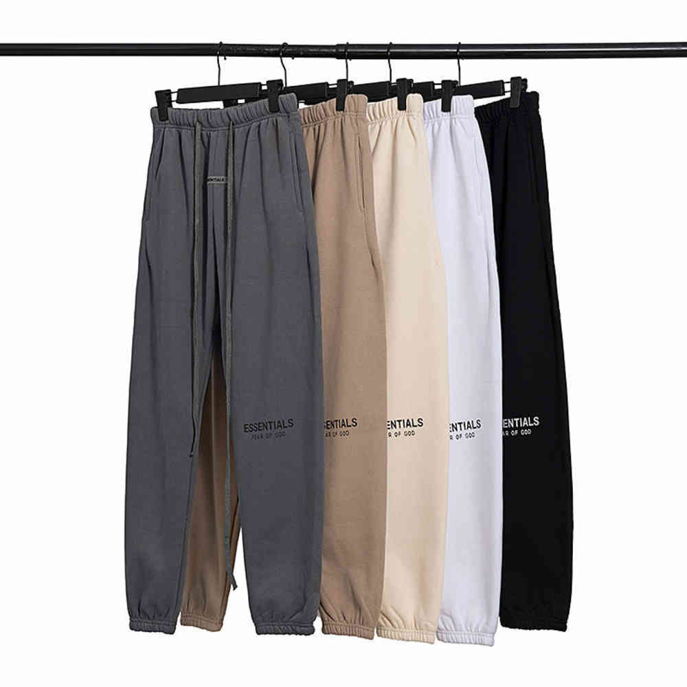 Autumn and winter fog double line essentials sweatpants for lovers loose men' casual reflective letter pants, White
Autumn and winter fog double line essentials sweatpants for lovers loose men' casual reflective letter pants, White