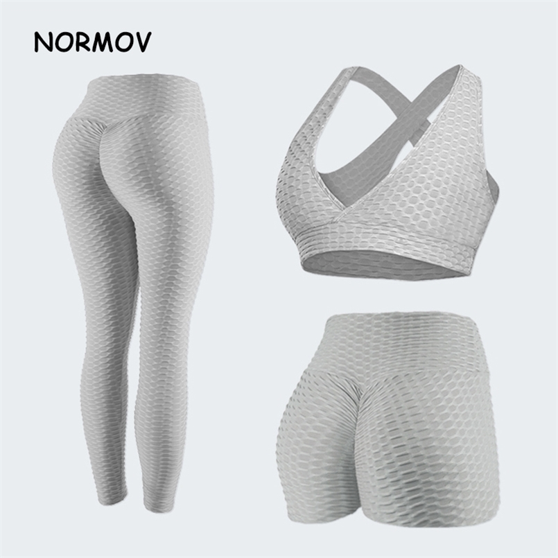 NORMOV Anti Cellulite 2/3 Pc Seamless Fitness Sets High Waist Workout Push Up Leggings Slim Sportswear 211108, Rosered-1-suit
NORMOV Anti Cellulite 2/3 Pc Seamless Fitness Sets High Waist Workout Push Up Leggings Slim Sportswear 211108, Rosered-1-suit