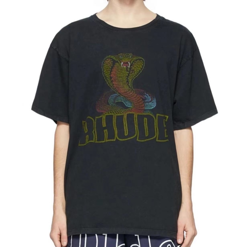 fashion outlet 21ss wash make rhude old black cobra print high street cotton mens and womens loose short sleeve tshirt fashion
fashion outlet 21ss wash make rhude old black cobra print high street cotton mens and womens loose short sleeve tshirt fashion