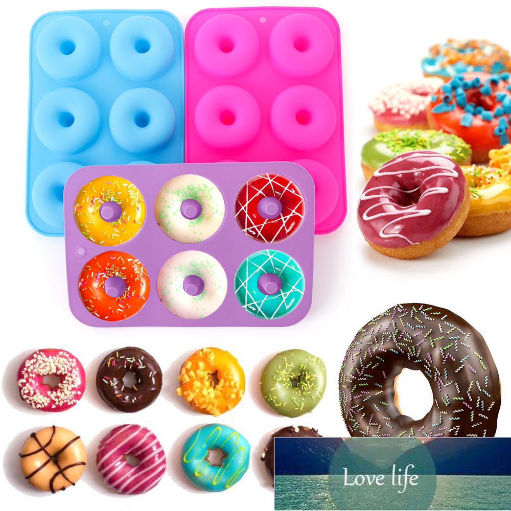 6-cavities Silicone Donut Mold DIY Donut Pans Baking Tray Non-stick Cake Mold Reusable Baking Pan Pastry Tools 3D Mold Factory price expert design Quality
6-cavities Silicone Donut Mold DIY Donut Pans Baking Tray Non-stick Cake Mold Reusable Baking Pan Pastry Tools 3D Mold Factory price expert design Quality