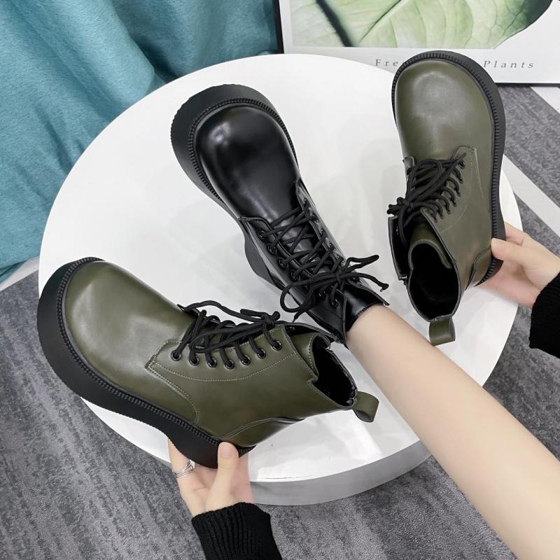 Boots Thick-soled Women's 2021 Winter Online Celebrity Short British Style Plus Velvet Thickening, Black
Boots Thick-soled Women's 2021 Winter Online Celebrity Short British Style Plus Velvet Thickening, Black