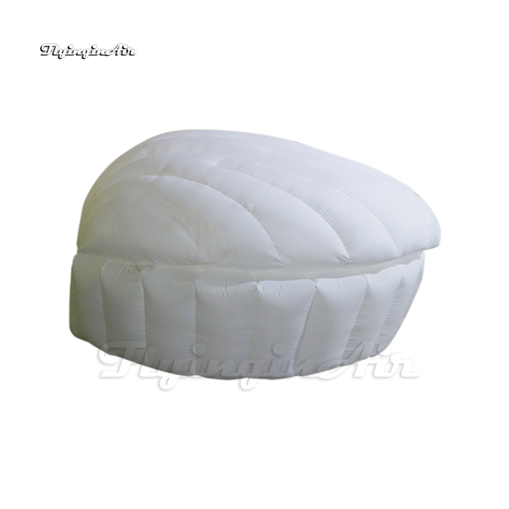 Personalized Seashell Model Lighting Inflatable Clam Shell Multicolor Air Blown Mussel Balloon With RGB Light For Event Show