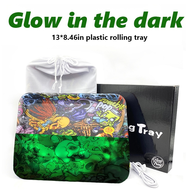 Printed Led tray for smoking glow in the dark rolling paper trays 13*8.46in tobacco Dry herb tool factory price DHLfree
Printed Led tray for smoking glow in the dark rolling paper trays 13*8.46in tobacco Dry herb tool factory price DHLfree