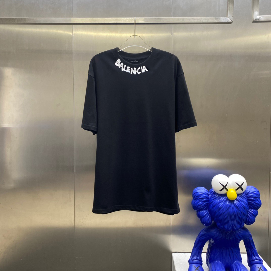 2021ss spring and summer new high grade cotton printing short sleeve round neck panel T-Shirt Size: m-l-xl-xxl-xxxl Color: black white bb54
2021ss spring and summer new high grade cotton printing short sleeve round neck panel T-Shirt Size: m-l-xl-xxl-xxxl Color: black white bb54