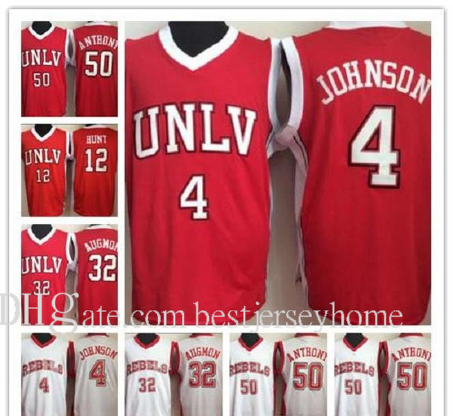 NCAA UNLV University of Nevada Las Vegas Larry Johnson Jersey College Basketball 50 Greg Anthony 12 Anderson Hunt 32 Stacey Augmon Jerseys, Black
NCAA UNLV University of Nevada Las Vegas Larry Johnson Jersey College Basketball 50 Greg Anthony 12 Anderson Hunt 32 Stacey Augmon Jerseys, Black