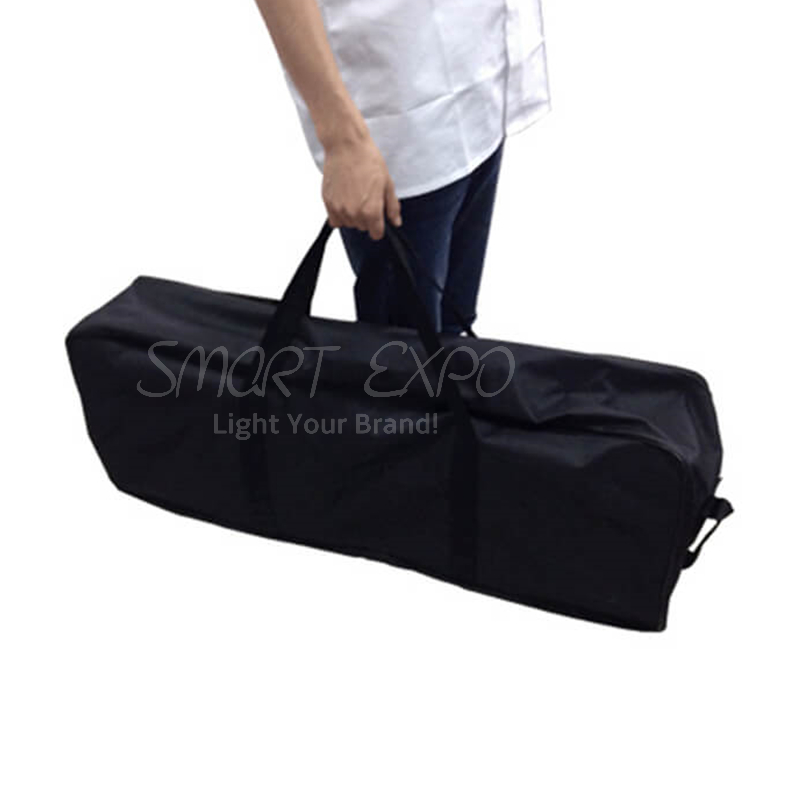 Advertising Display 10ft Straight Fabric Wall Exhibition with Printed Graphic Portable Carry Bag