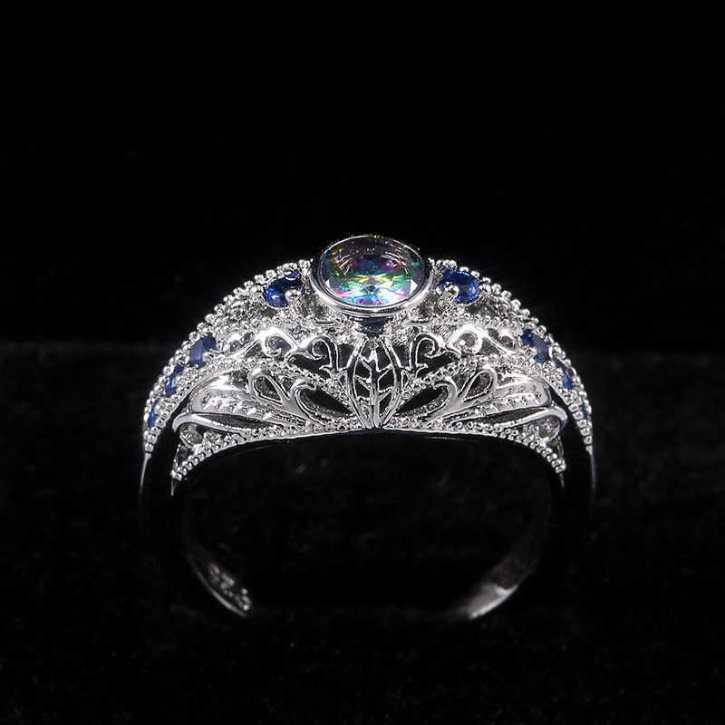 Wedding Rings MysticTopaz Vintage Ring Elegant Women For Engagement Jewelry Size 6-10
Wedding Rings MysticTopaz Vintage Ring Elegant Women For Engagement Jewelry Size 6-10