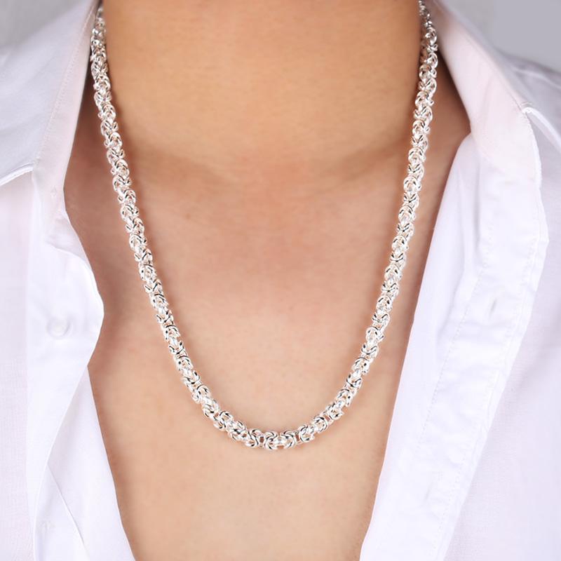 Chains Design Silver Necklace Male Leading Chain Domineering Personality Trendy Men Fashion Thick Jewelry AccessoriesChains
Chains Design Silver Necklace Male Leading Chain Domineering Personality Trendy Men Fashion Thick Jewelry AccessoriesChains