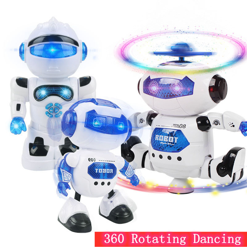 Electric Robot Toy 360 Degree Rotating Smart Space Dancing Astronaut Robot Toy Figures Funny Music LED Light Creative Robot Toy, Red
Electric Robot Toy 360 Degree Rotating Smart Space Dancing Astronaut Robot Toy Figures Funny Music LED Light Creative Robot Toy, Red