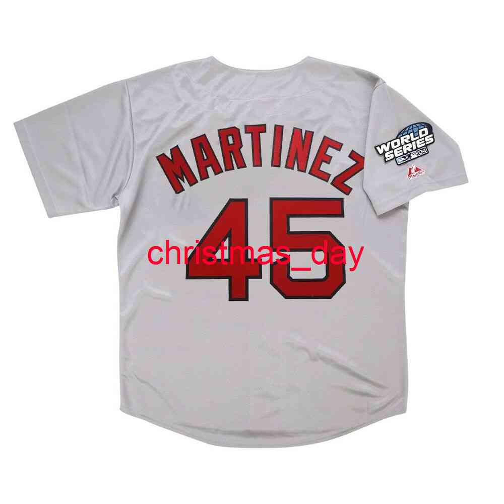 Custom sewing Pedro Martinez 2004 Grey Road World Series Jersey Men Women Youth Kids Baseball Jersey -6XL
Custom sewing Pedro Martinez 2004 Grey Road World Series Jersey Men Women Youth Kids Baseball Jersey -6XL