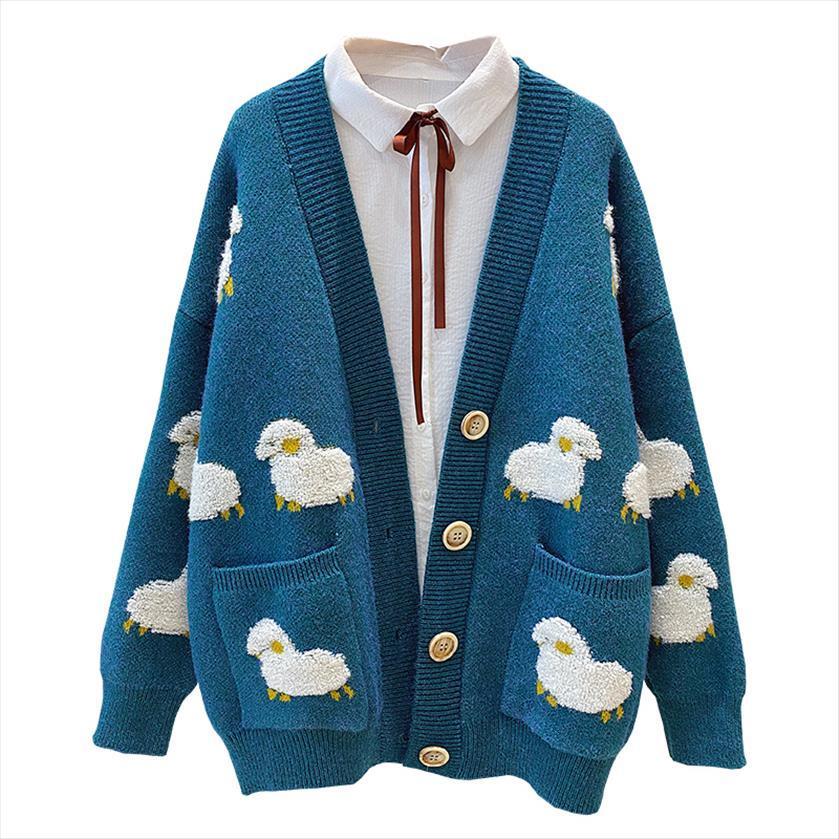 h.sa women winter knit coat sweater v neck sheep cardigans christmas sweaters warm knitwear sueter mujer long jacket, White;black
h.sa women winter knit coat sweater v neck sheep cardigans christmas sweaters warm knitwear sueter mujer long jacket, White;black