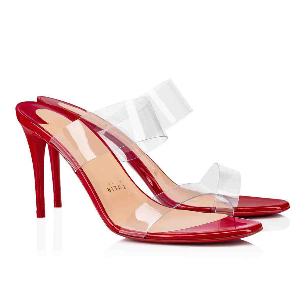 Luxury Woman Summer Sandals Soles Heels, Red Bottom Shoes Style Leather And PVC Straps Sexy Lady Wedding Party Dress With Box EU 35-43, #2
Luxury Woman Summer Sandals Soles Heels, Red Bottom Shoes Style Leather And PVC Straps Sexy Lady Wedding Party Dress With Box EU 35-43, #2