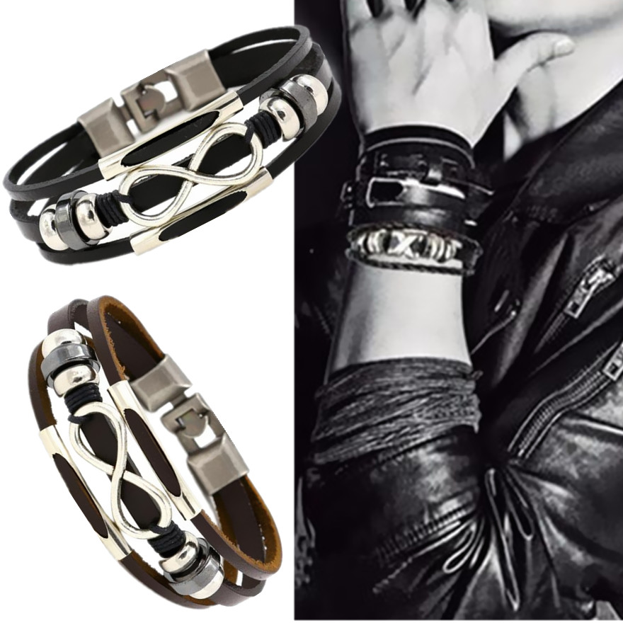 Fashion Beautiful Leather Cuff Bangle Wristbands Accessories Men Braided Chic Bracelets Pop Hot Zinc Alloy Trendy 1 Piece
Fashion Beautiful Leather Cuff Bangle Wristbands Accessories Men Braided Chic Bracelets Pop Hot Zinc Alloy Trendy 1 Piece