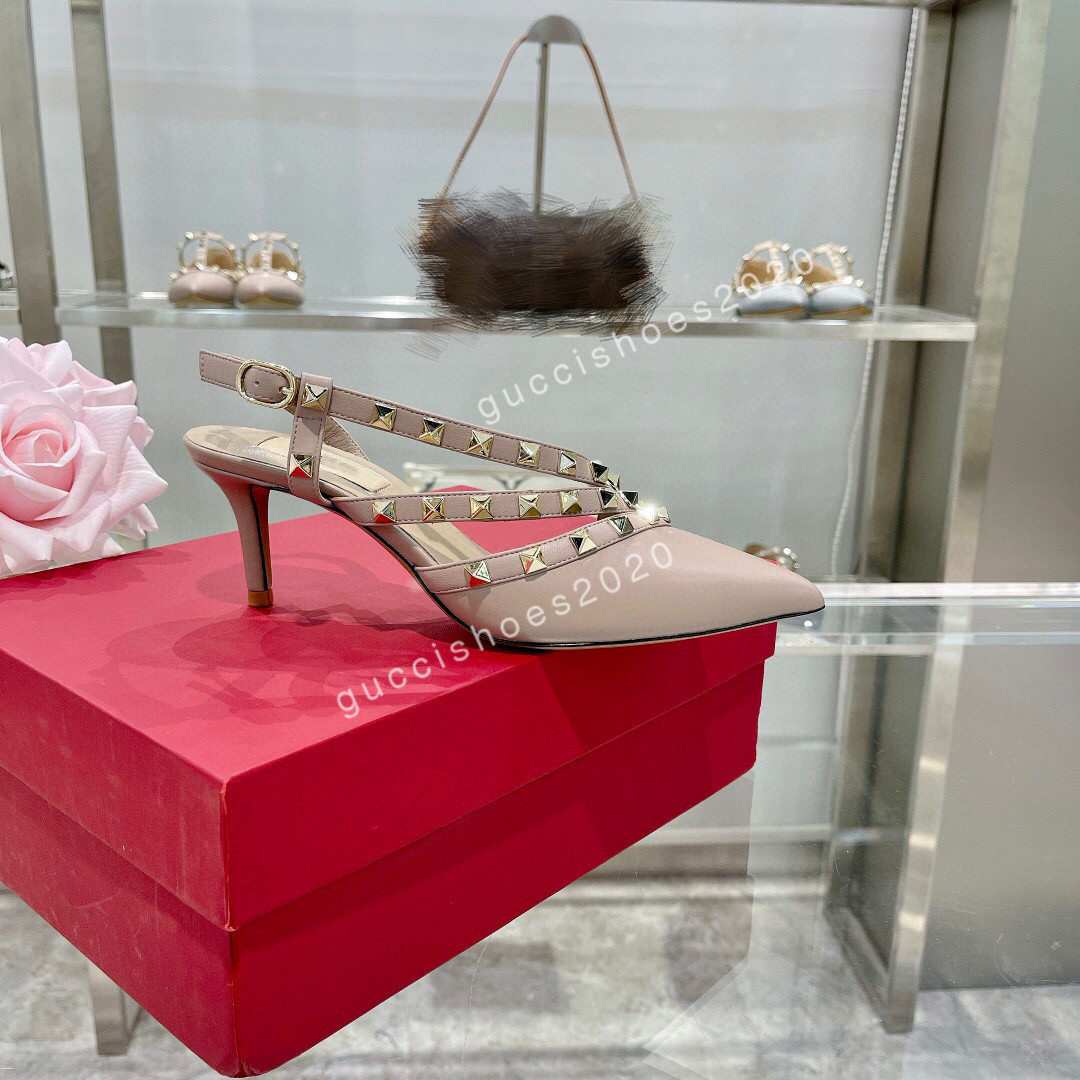 2022 New Luxury Stud Sandals Genuine Leather Slingback Pumps Ladies Sexy High Heels Fashion Rivets Shoe Party High Heel Designer Leather Shoes, 02
2022 New Luxury Stud Sandals Genuine Leather Slingback Pumps Ladies Sexy High Heels Fashion Rivets Shoe Party High Heel Designer Leather Shoes, 02