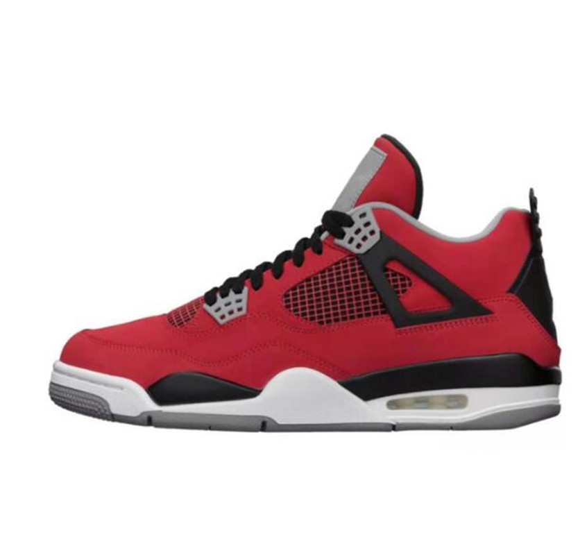 2021 Men Basketball Shoes Retro4 Thunder Pure Money Bred Cool Grey Flight Military Black Designer Trainers Sport Sneakers Boys, White;red
2021 Men Basketball Shoes Retro4 Thunder Pure Money Bred Cool Grey Flight Military Black Designer Trainers Sport Sneakers Boys, White;red
