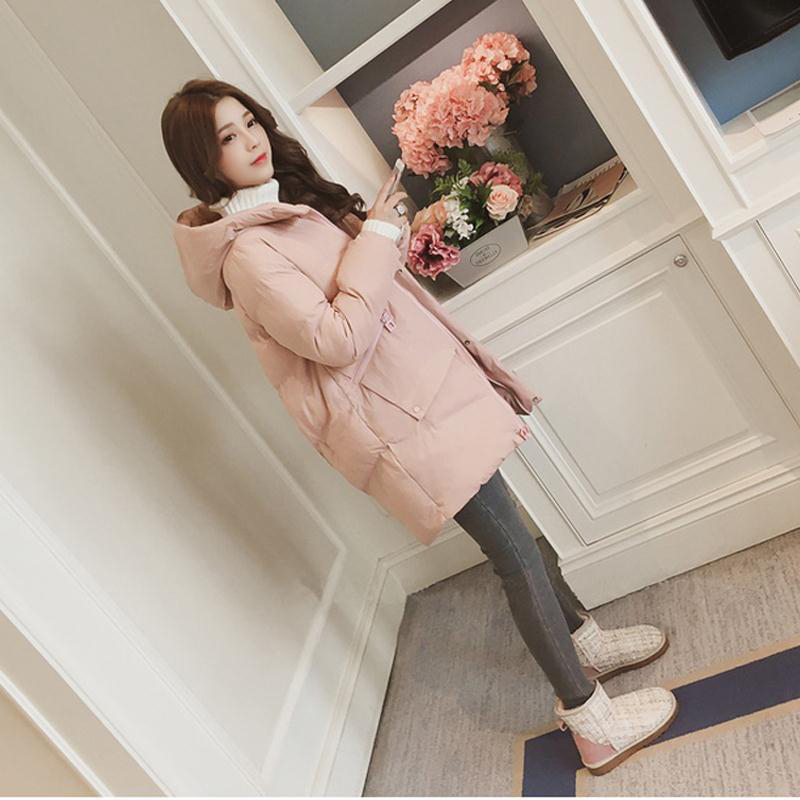 Arrival Women Winter Hooded Warm Coat Thicken Cotton Padded Jacket Female Long Parkas Lady wadded Mujer Invierno D281 210512