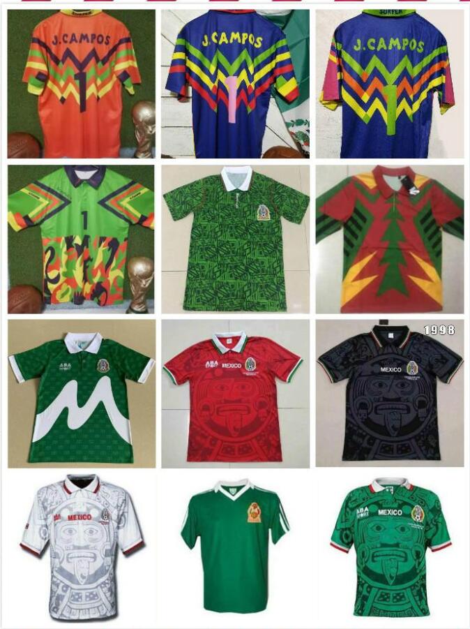 Mexico Jorge Campos#1 1998 retro Soccer Jersey yellow Multicolor Verde Pink Multi-Color #1 Goalkeeper Zidane Henry Football Shirt
Mexico Jorge Campos#1 1998 retro Soccer Jersey yellow Multicolor Verde Pink Multi-Color #1 Goalkeeper Zidane Henry Football Shirt