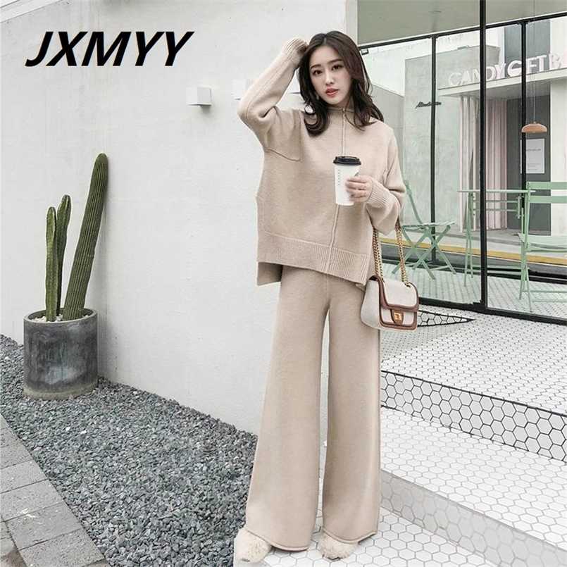 The drape knitting wide-legged pants suit two-piece women winter cashmere sweater wide-legged pants western style suits 211109, Black
The drape knitting wide-legged pants suit two-piece women winter cashmere sweater wide-legged pants western style suits 211109, Black