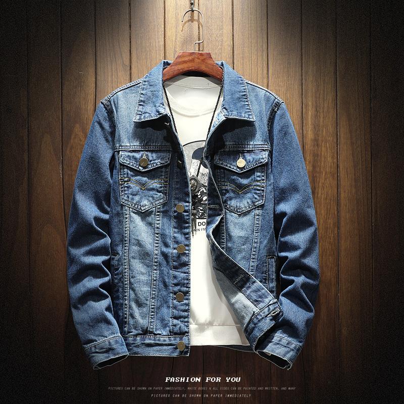 Style Fashion Men's Spring Slim Fit Casual Denim Jacket/Male Loose Cowboy Coat S-5XL Jackets