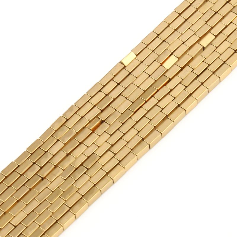 Other Natural Hematite Beads Gold Plated Retention Color Rectangle Loose Spacer For Jewelry Diy Making Bracelet Neckalce 15''
Other Natural Hematite Beads Gold Plated Retention Color Rectangle Loose Spacer For Jewelry Diy Making Bracelet Neckalce 15''