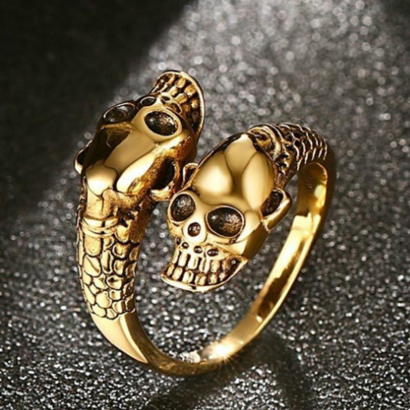 Vintage Zinc Alloy Skull Silver Color Ring Mens Biker Rock Roll Gothic Punk Jewelry Rings Halloween Cluster
Vintage Zinc Alloy Skull Silver Color Ring Mens Biker Rock Roll Gothic Punk Jewelry Rings Halloween Cluster